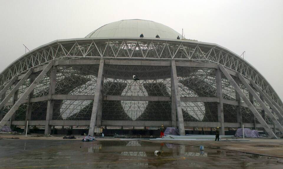 义乌温泉馆网架工程